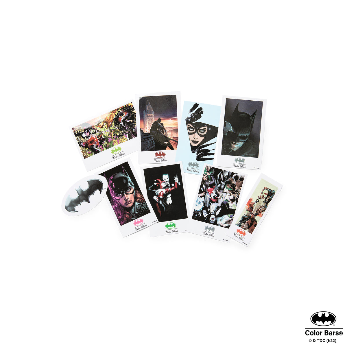 DC Comics Batman Sticker Pack Color Bars