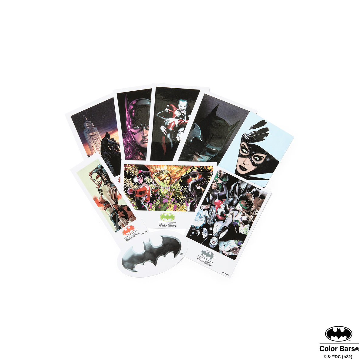 DC Comics Batman Sticker Pack Color Bars