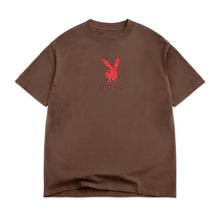 Load image into Gallery viewer, Ace of Hearts Distressed Tee - Chocolate
