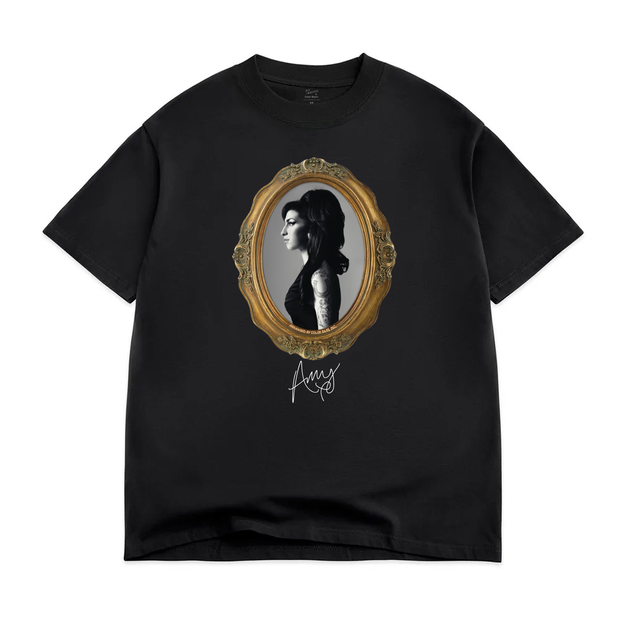 Amy Portrait Tee - Black – Color Bars