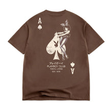 Load image into Gallery viewer, Ace of Spades Distressed Tee - Chocolate