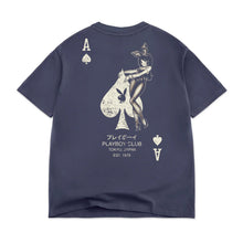 Load image into Gallery viewer, Ace of Spades Distressed Tee - Navy