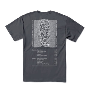 Joy Division Unknown Pleasures Tee - Graphite