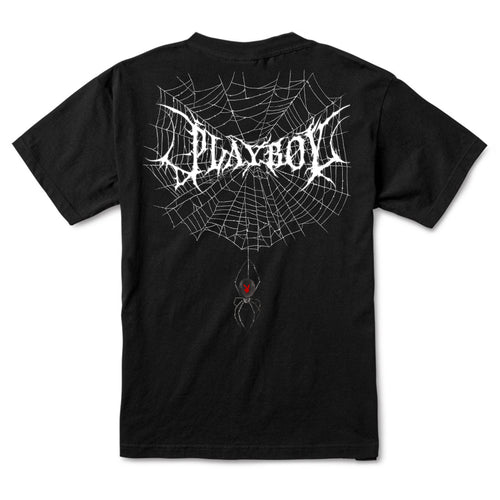 Black Widow Tee - Black/White