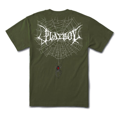 Black Widow Tee - Military Green