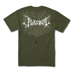 Black Widow Tee - Military Green