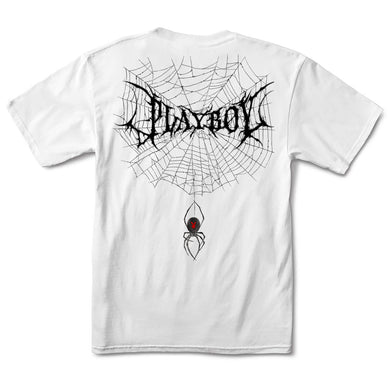 Black Widow Tee - White