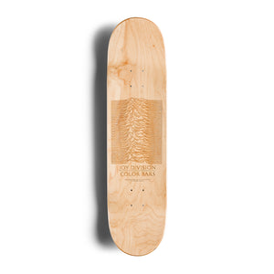 Joy Division Unknown Pleasures Skateboard Set - Natural / Laser Etch