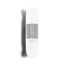 Load image into Gallery viewer, Joy Division Unknown Pleasures Skateboard Set - Red / Silver Foil