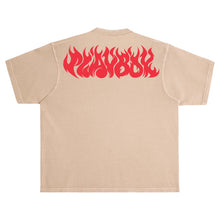 Load image into Gallery viewer, Flames 2.0 Tee (BOXY FIT) - Burro