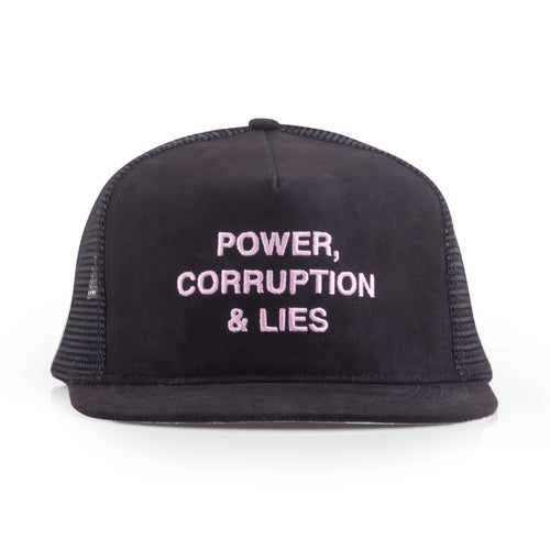 Power, Corruption & Lies Trucker Hat