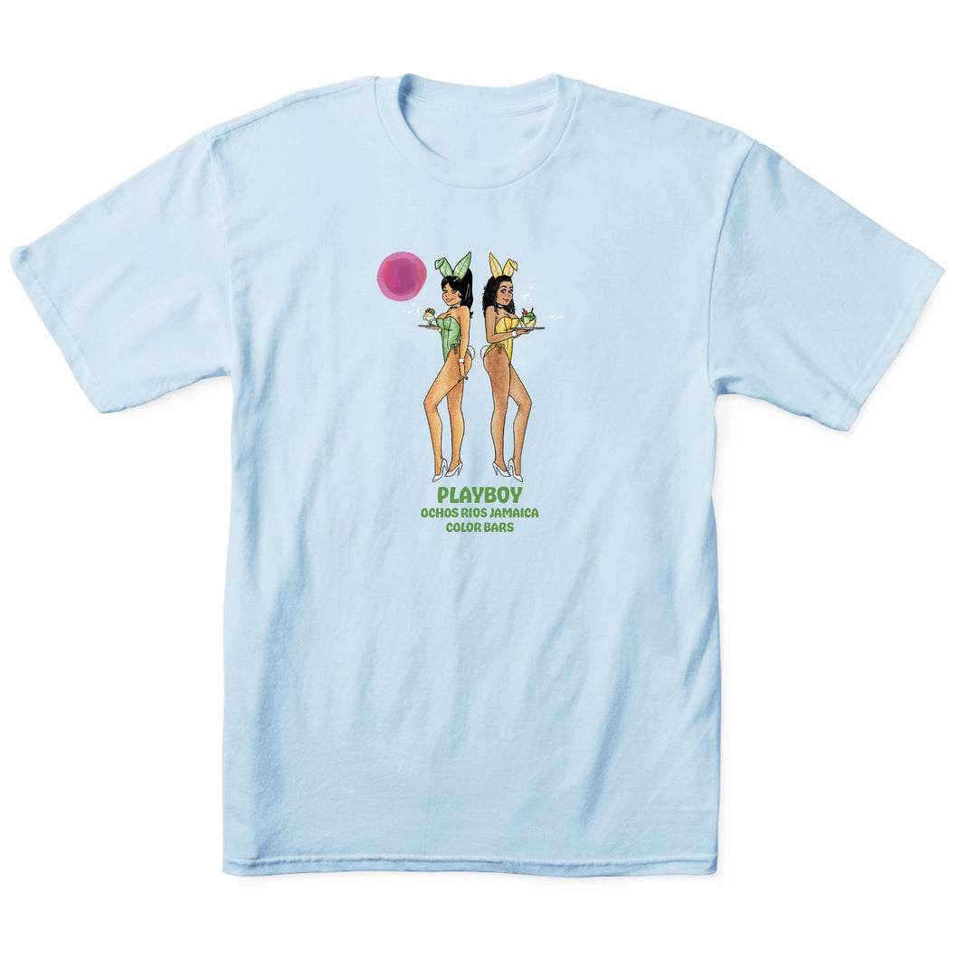 Jamaica Happy Hour Tee - Powder Blue