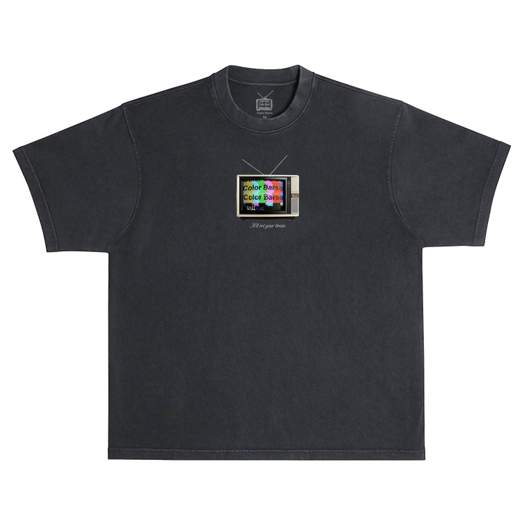 No Signal Tee (Boxy Fit) - Black