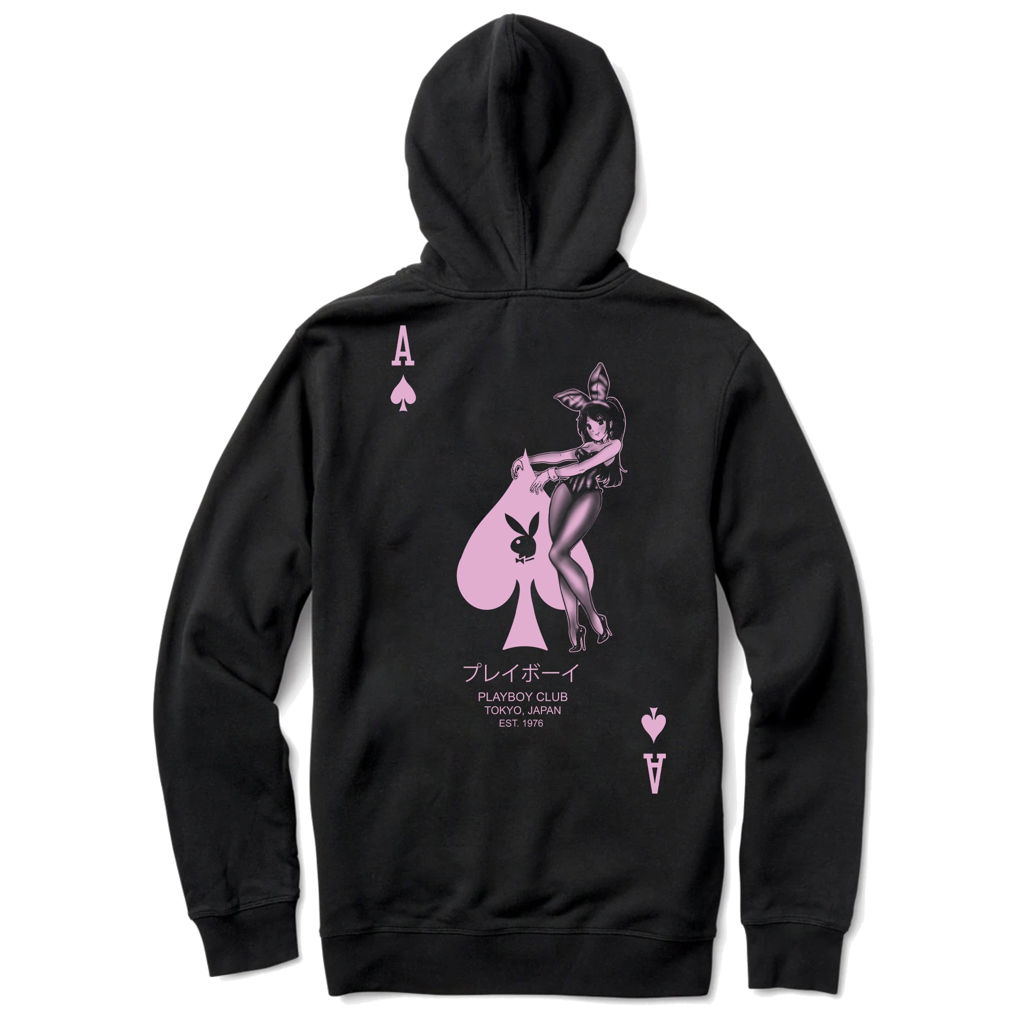 Playboy Bunny Hoodie Japanese Hoodie Playboy Mens Hoodie Ace Of