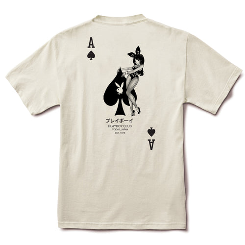 Ace of Spades Tee - Cream/Black
