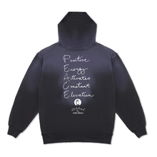 Load image into Gallery viewer, P.E.A.C.E. Hoodie - Potassium Washed Black