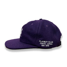 Load image into Gallery viewer, Tokyo Club Strapback Hat - Purple Wool
