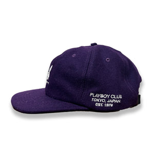 Tokyo Club Strapback Hat - Purple Wool