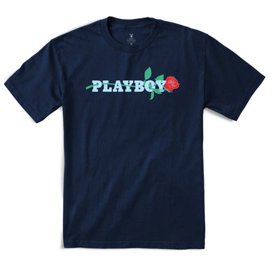 Rose Tee - Navy