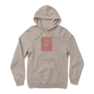 Joy Division Unknown Pleasures Hoodie - Sand