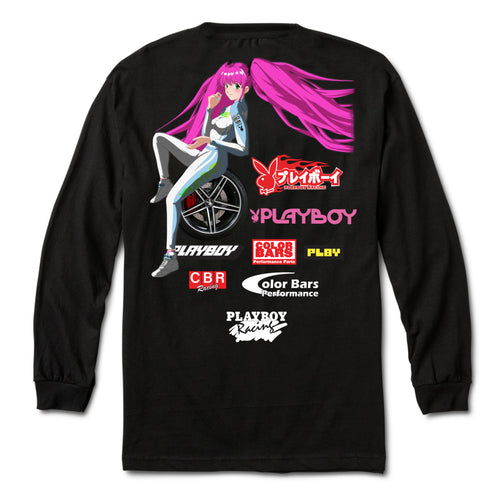 Sponsors L/S Tee - Black