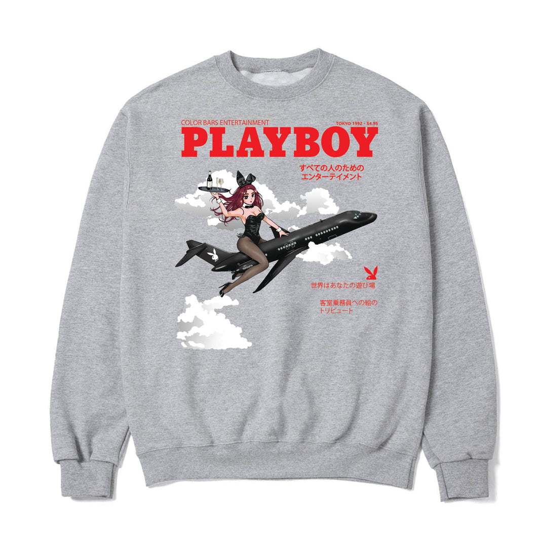 Take Flight Crewneck - Heather Grey