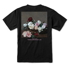 Load image into Gallery viewer, Power, Corruption &amp; Lies Tee - Black