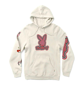 Playboy Tokyo Outline Hood - Bone