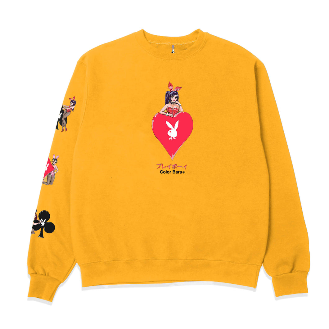 Playboy Aces Crewneck - Gold