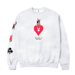 Playboy Aces Crewneck - Ash