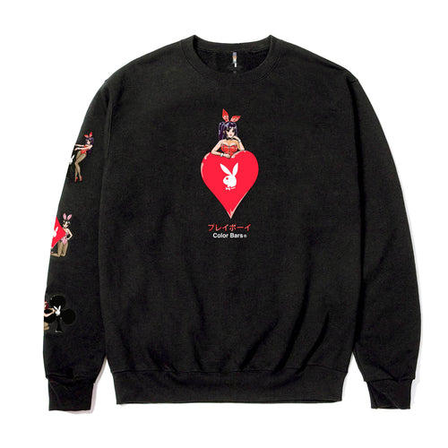 Playboy Aces Crewneck - Black
