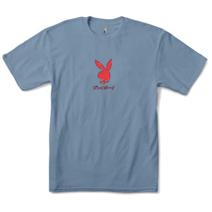 Playboy Ace of Hearts Tee - Stone Blue