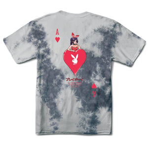 Playboy Ace of Hearts Tee - Tie Dye