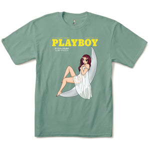 Playboy Moonlit Tee - Sage