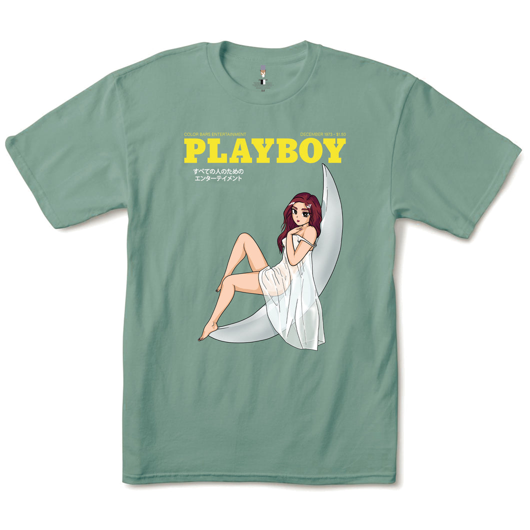 Playboy Moonlit Tee - Sage