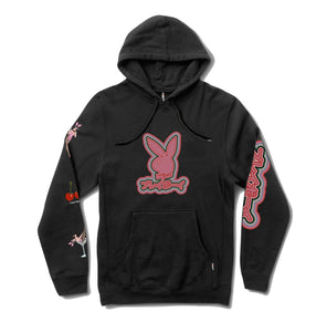 Playboy Tokyo Outline Hood - Black